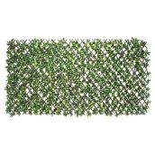 Treillis extensible «gardénia», bois/PE, 40'' x 80'', vert