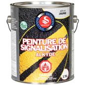 Peinture de signalisation Solignum, 3,78 l, jaune