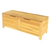 Coffre de rangement pour patio, Sao Paulo, acacia, naturel