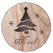 Christmas Wall Decoration - Wood and PVC - 11.81