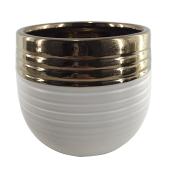 Jardinière en terre cuite vernie, 6