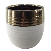 Jardinière en terre cuite vernie, 5