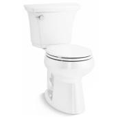 Toilette 2 pièces arrondie Highline Curve de Kohler, 4,8 LPC, blanche