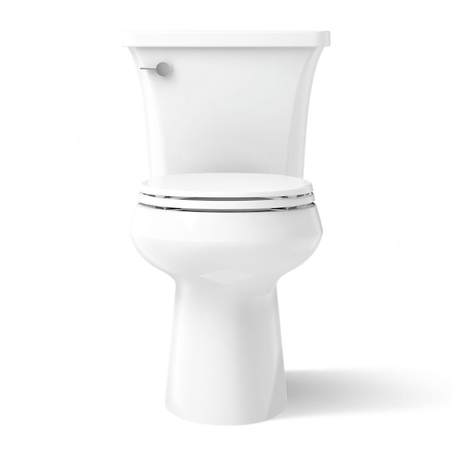 KOHLER Highline Toilet with Round Bowl 2-Piece 4.8 LPF - White