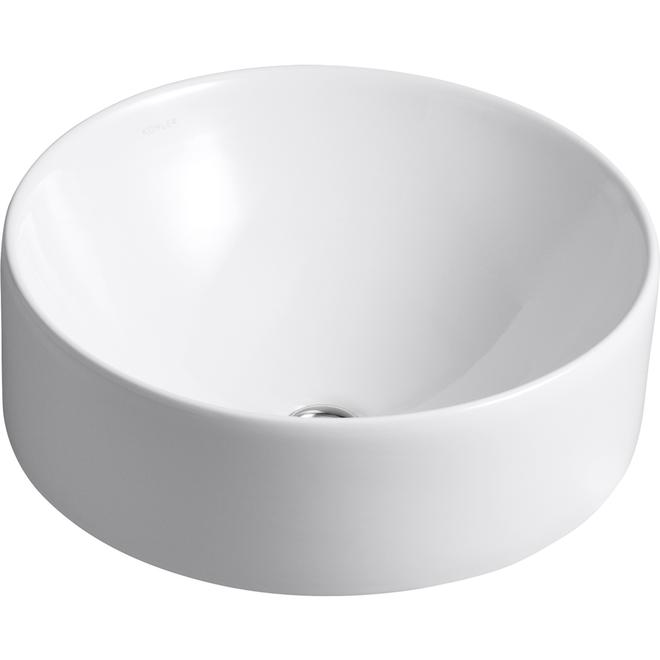 KOHLER Vox Round Vessel Bathroom Sink 14800 0 RONA   31535054 L 