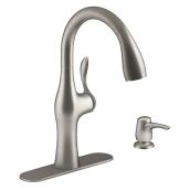 Alma Pull Out Kitchen Faucet - 1 Handle - Stainless Steel