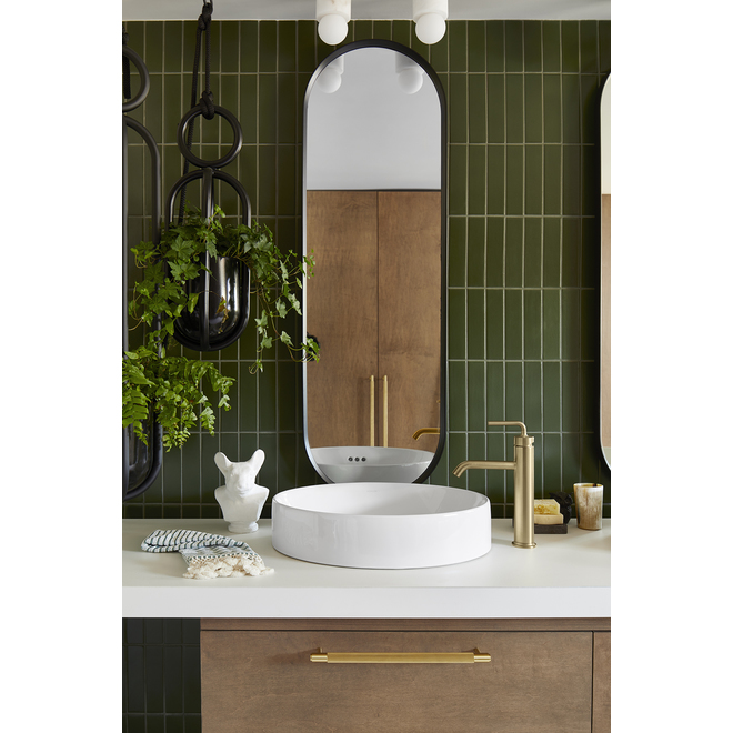 Kohler Vox Built-in Oval Bathroom Sink - 20-in X 14.87-in  - White