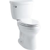 Toilette 2 pièces allongée Cimarron de Kohler, 4,8 L, blanche