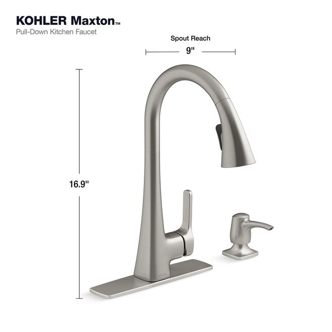 Kohler Pro-Function Kitchen Sink Kit - With Vibrant Stainless or Matte  Black Faucet
