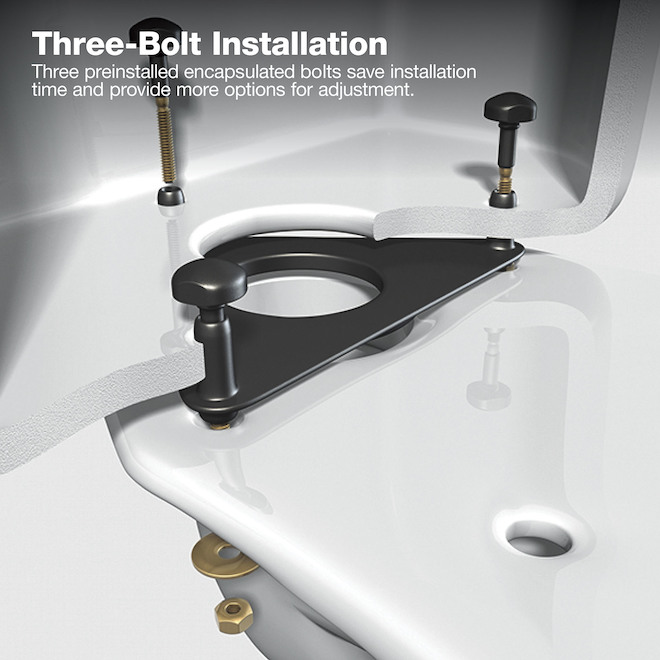 KOHLER Elliston White Ceramic Two-Piece Elongated Toilet - 4.8 LPF