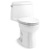 Toilette allongée blanche Santa Rosa de 12 po par Kohler, 4,8 L/chasse