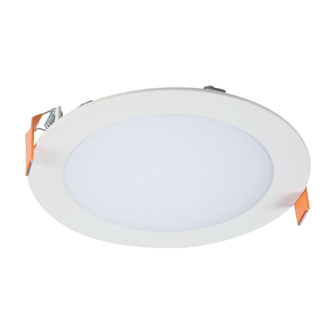 Halo White Round Recessed LED Lights - 2700-5000 K Selectable Colour - 6-in - Pack of 4