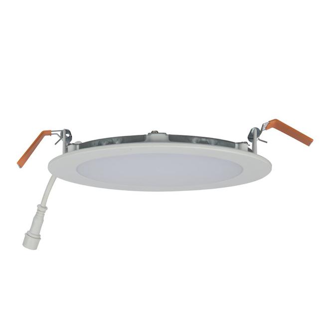 Halo White Round Recessed LED Light 2700 5000k Selectable Colour