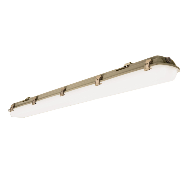 Plafonnier commercial DEL Metalux blanc 4500 lumens 4 pi