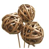 Decorative Lata Balls - 3-in - Assorted Colours