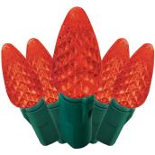 Jeu de lumières extérieur, Mini DEL C5, 12,2', rouge