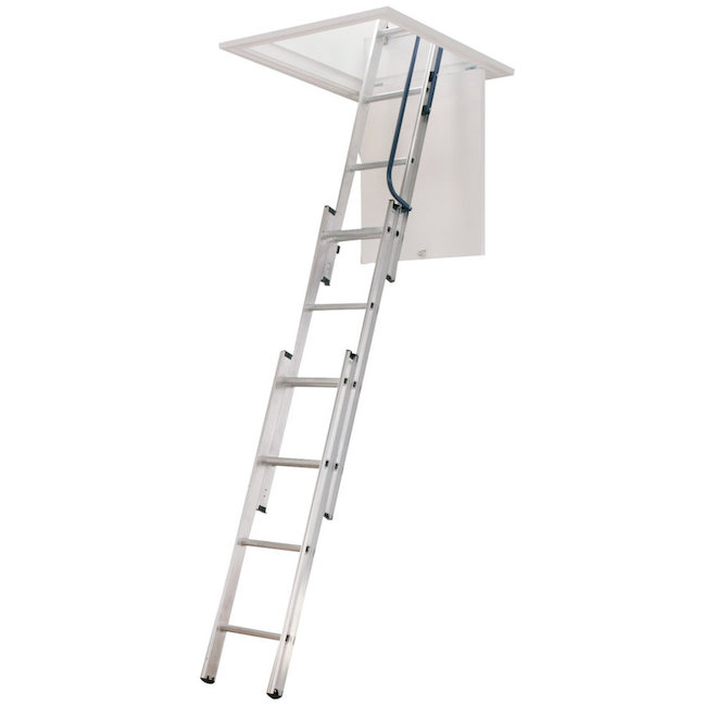 Werner 9-7/8' 250lb Aluminum Attic Ladder AA1510CA