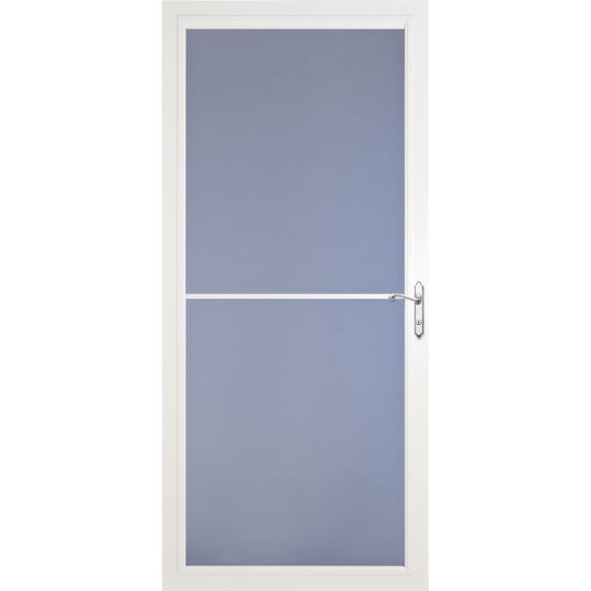 LARSON Baybreeze White FullView Tempered Glass Retractable Screen