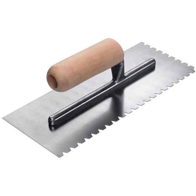 Notched trowel deals