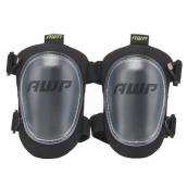 AWP Black Foam/Polyester Hard Cap Knee Pads