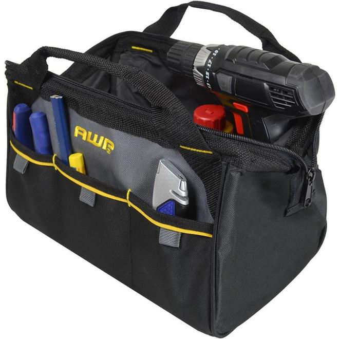 AWP 13-in Zippered Closed Tool Bag