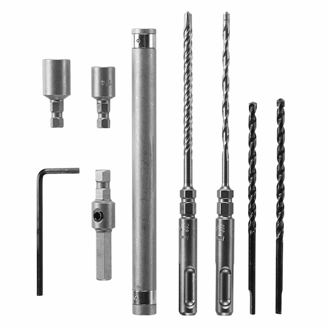 Bosch Universal Concrete Screw Anchor Kit - 9 Pieces