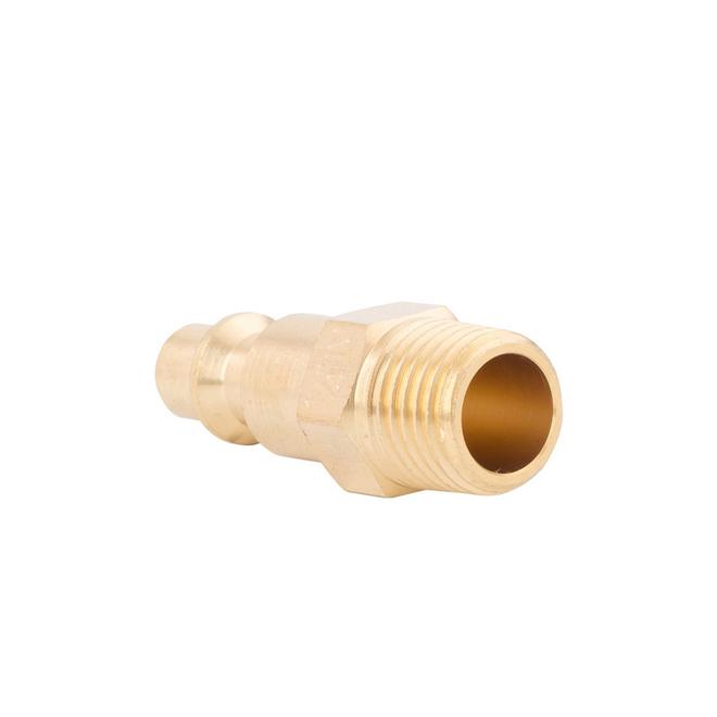 Kobalt Brass NPT Plug Male 1/4-In Industrial