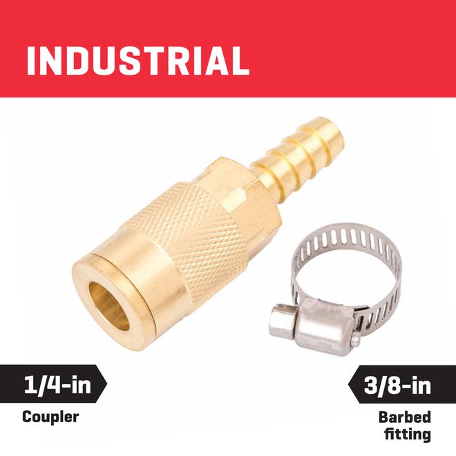 Air Compressor Connector and Coupler-1/4 -2-Piece