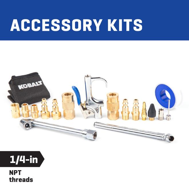 Kobalt air deals tool accessory kit