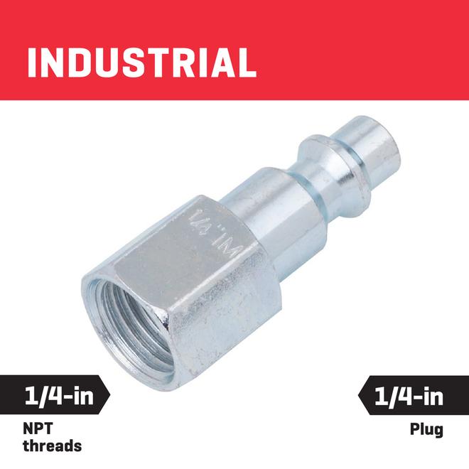 Kobalt Steel Plug Female 1/4-In Industrial