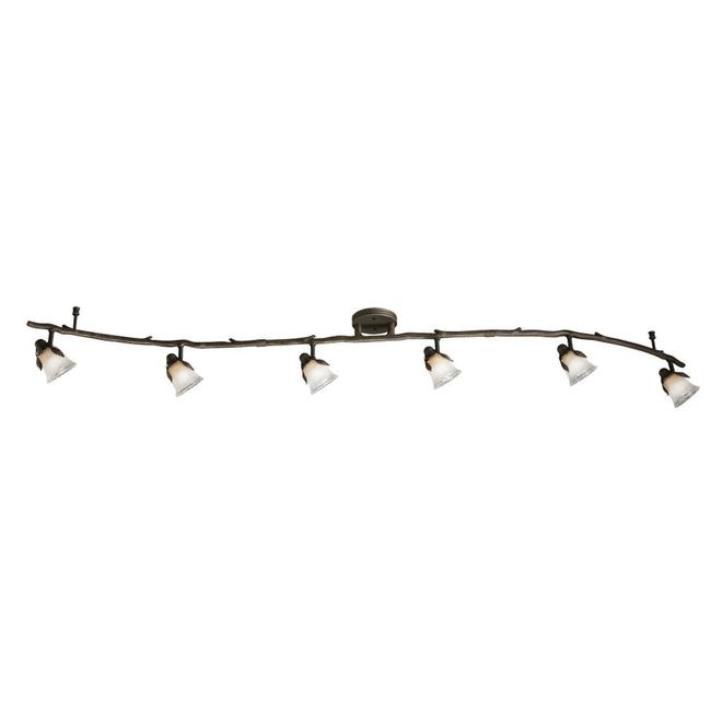 Portfolio Branches 6-Light Painted Olde Bronze Fixed Track Light Kit