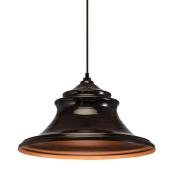 Westwood Collection 16.7-in Olde Bronze Standard Mini Pendant Light with Metal Shade