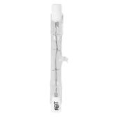 Feit Electric Dimmable Clear Halogen Light Bulb - 100-W - T3-R7s Base - Bright White