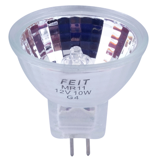 Ampoule halogène de Feit Electric, intensité réglable, 10 W, culot G4-MR11, 12 volts