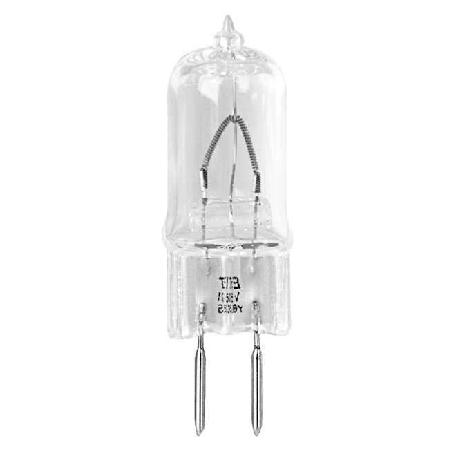 Feit Electric Dimmable Clear Halogen Light Bulb - 50-W - T4 G6.35 Base -  Bright White BPQ50T4/CAN