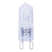 Feit Electric Dimmable Clear Halogen Light Bulb - 25-W - 120-V - T4-G9 Base - Bright White