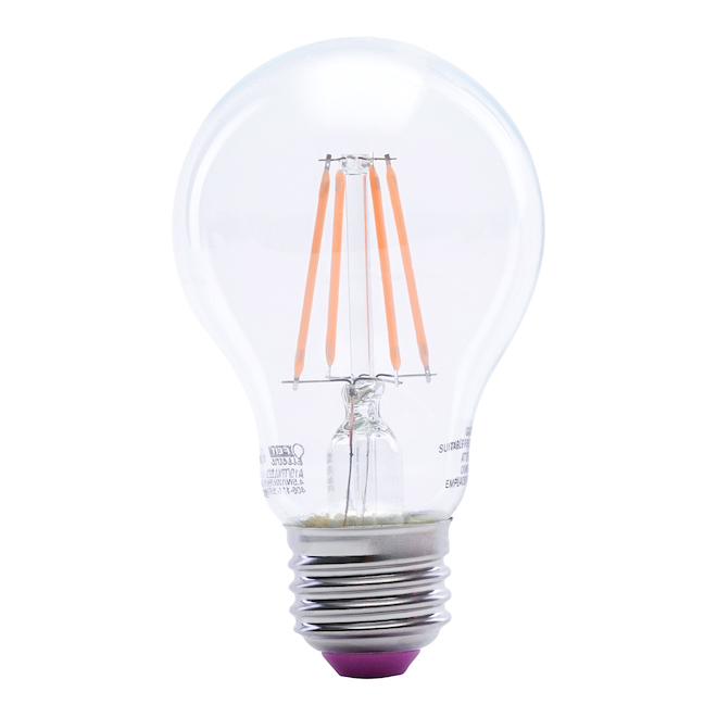 Ampoule DEL A19 E26, 3,6 W, rose