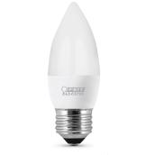 Ampoule chandelle B11 E26, blanc chaud, paquet de 3