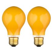 Ampoule incandescente de Feit Electric, jaune, culot moyen E-26, A19, 60 W