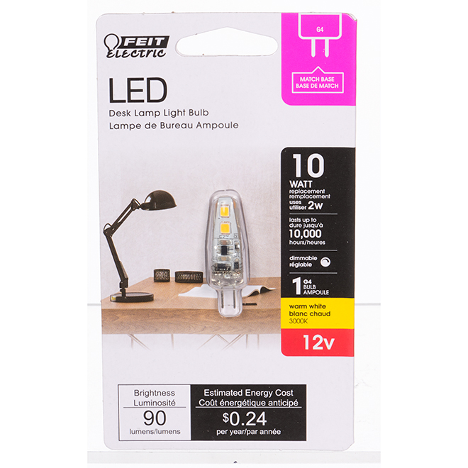 Feit Electric LED Bulb - G4 Capsule - 2.0 W - Warm White