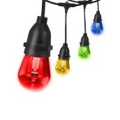 Feit Electric 24-ft 12-Light Plug-In Colour Changing String Lights with Timer Remote Control