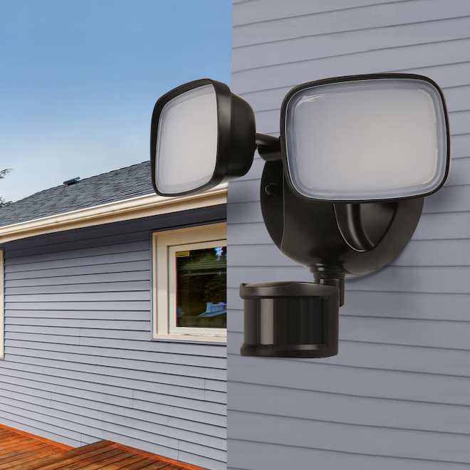 Feit Electric Smart LED 2-Light Floodlight with Motion Sensor - Bronze