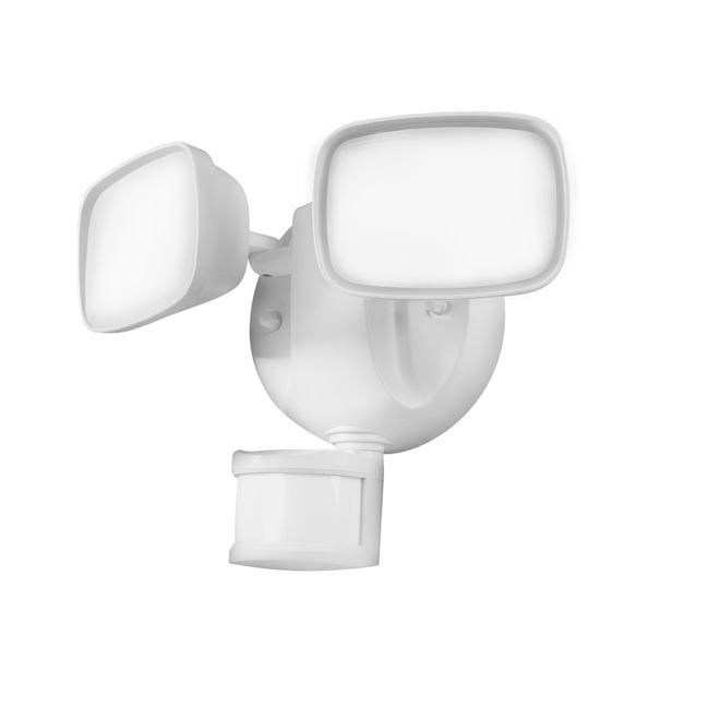 Feit Electric Smart LED 2-Light Floodlight with Motion Sensor - White ...