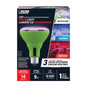 FEIT Electric LED Light Bulb BR30 9 W for Growing Plants - Adjustable Spectrum