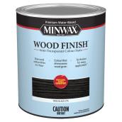 Miniwax Wood Finish Semi-Transparent Colour Stain 946 ml Black
