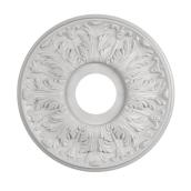 Portfolio White Corinthian Ceiling Medallion 16-in