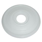 Portfolio White Standard Ceiling Medallion 16-in