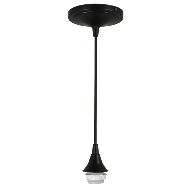 Style Selections Matte Black Mix and Match Mini Pendant Light