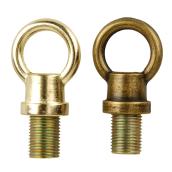 Portfolio 2-Pack 2.4-in W x 3.3-in L x 1-in Dia - Polished Brass - Female Lighting Loops