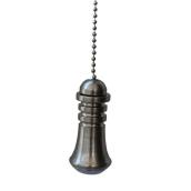 Harbor Breeze 7.5-in Brushed Nickel Metal Pull Chain